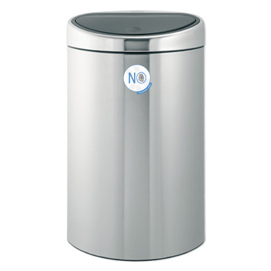 Blokker - Brabantia Touch Bin® 40L matt steel FPP afvalverzamelaar Blokker - Brabantia Touch Bin® 40L matt steel FPP afvalverzamelaar