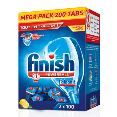 Blokker - Finish Powerball Lemon 200 stuks Blokker - Finish Powerball Lemon 200 stuks