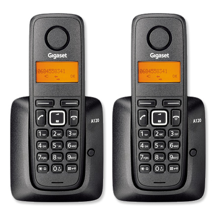 Blokker - Gigaset DECT-telefoon AS 120 duo Blokker - Gigaset DECT-telefoon AS 120 duo