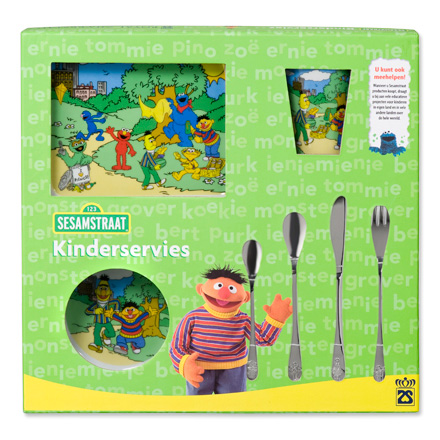 Blokker - Keramiekset Sesamstraat 7-dlg Blokker - Keramiekset Sesamstraat 7-dlg