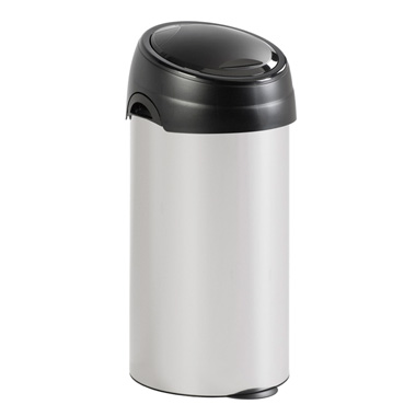 Blokker - Meliconi Softtouch afvalbak 60 liter - metallic/zwart Blokker - Meliconi Softtouch afvalbak 60 liter - metallic/zwart