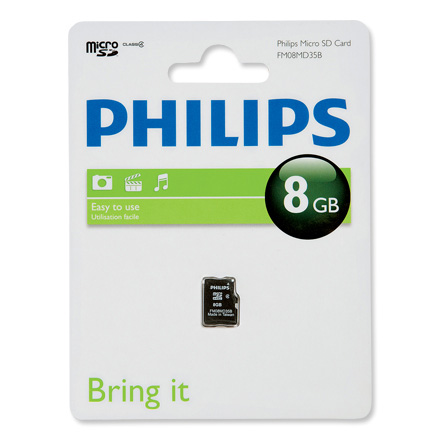 Blokker - Philips Micro-SD-kaart 8GB Blokker - Philips Micro-SD-kaart 8GB