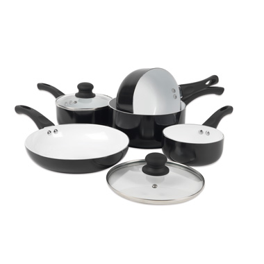 Blokker - Russell Hobbs keramische pannenset 5-Delig Blokker - Russell Hobbs keramische pannenset 5-Delig