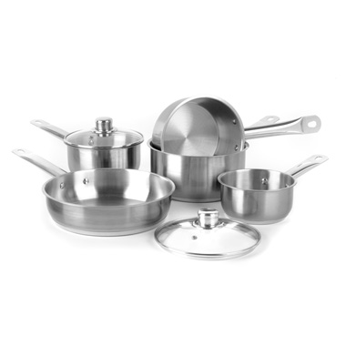 Blokker - Russell Hobbs metallic pannenset 5-Delig Blokker - Russell Hobbs metallic pannenset 5-Delig