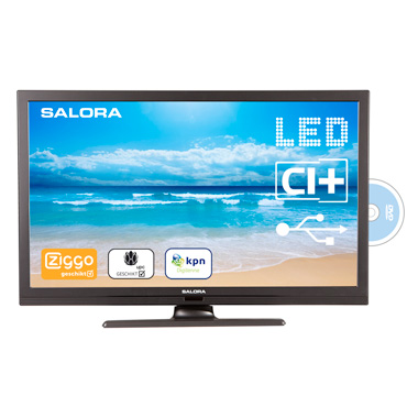 Blokker - SALORA 24LED8105CD 24" LED TV met DVD-speler Blokker - SALORA 24LED8105CD 24" LED TV met DVD-speler