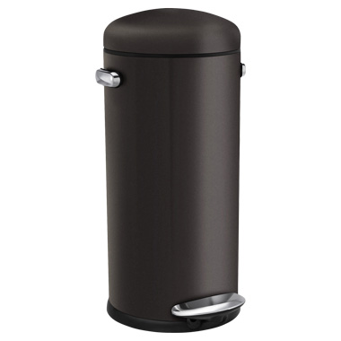 Blokker - Simplehuman pedaalemmer Retro 30 liter - zwart Blokker - Simplehuman pedaalemmer Retro 30 liter - zwart