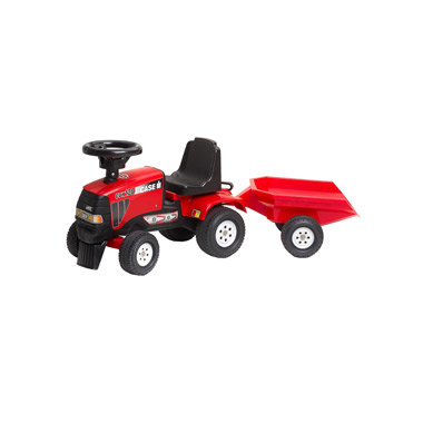 Blokker - Stoere Falk Case tractor met aanhanger Blokker - Stoere Falk Case tractor met aanhanger