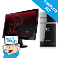 Bobshop - Compaq CQ2910EDM PC + monitor