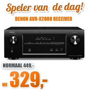 Bobshop - "Denon AVR-X2000 Receiver"