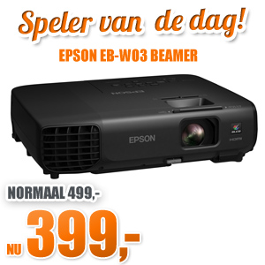 Bobshop - Epson EB-W03 Beamer