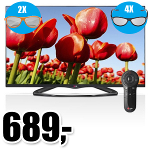Bobshop - "LG 47LA6608 3D Smart Led televisie"