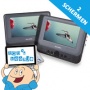 Bobshop - Salora Dvp-7048 Twin  Portable Dvd