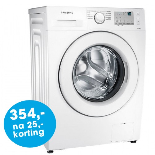 Bobshop - Samsung WW80J3473KW Wasmachine