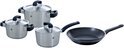 Bol.com - Bk Conical Cool 3-Delige Kookpannenset + Bk Easy Induction Koekenpan