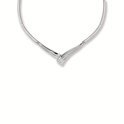 Bol.com - Classics&amp;more Zilveren Choker Elegance - 43 Cm