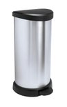 Bol.com - Curver Decobin Pedaalemmer - 40 L - Zilver Metallic