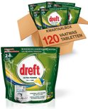 Bol.com - Dreft All In One Lemon - Kwartaalbox 120 Stuks - Vaatwastabletten