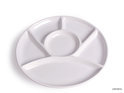 Bol.com - Imperial Kitchen Fonduebord - Wit 4 Stuks