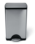 Bol.com - Simplehuman Rectangular - Afvalemmer 38 L - Rvs Mat