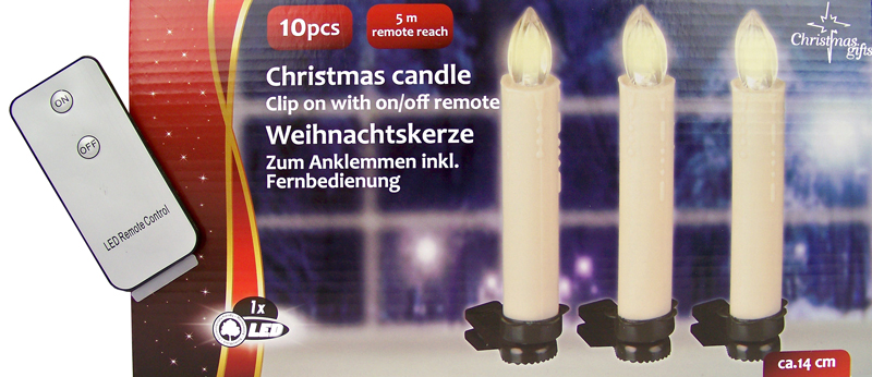 Buy This Today - 10 led-kaarsen inclusief afstandsbediening en batterij