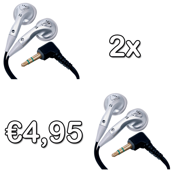 Buy This Today - 2X Hq Headphones In-ear Type