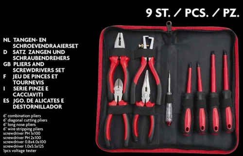 Buy This Today - 9 Delige Elektro Tangen- En Schroevendraaierset Vanaf €17,50 Buy This Today - 9 Delige Elektro Tangen- En Schroevendraaierset Vanaf €17,50
