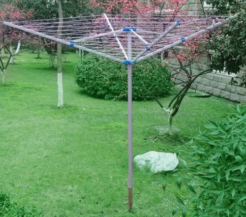Buy This Today - Aluminium Droogmolen Met Grondanker Buy This Today - Aluminium Droogmolen Met Grondanker
