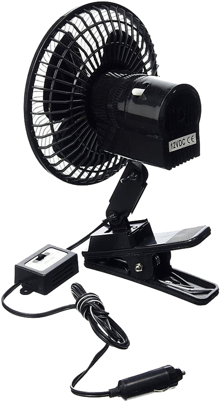 Buy This Today - Auto-ventilator 12V met klem en automatisch zwenken Buy This Today - Auto-ventilator 12V met klem en automatisch zwenken