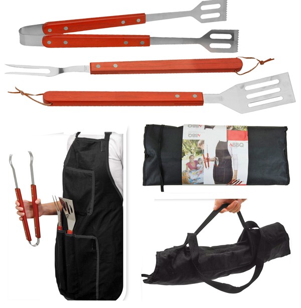 Buy This Today - BBQ Schort met BBQ gereedschap - cadeautip Buy This Today - BBQ Schort met BBQ gereedschap - cadeautip