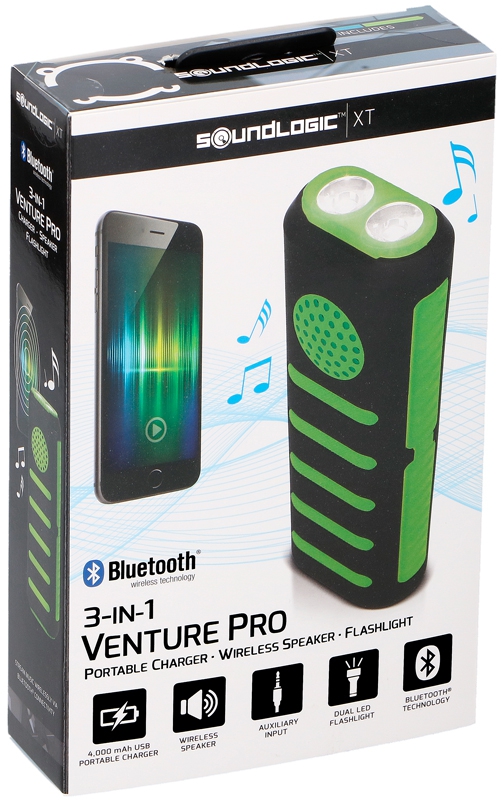Buy This Today - Bluetooth speaker, zaklamp en powerbank in 1