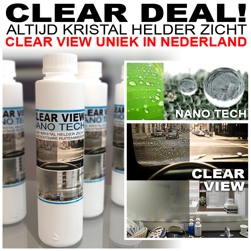 Buy This Today - Clear View Nano Tech Vuilafstotend Wondermiddel  Vanaf 12,50