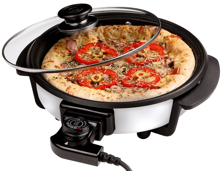 Buy This Today - Cuisinier Deluxe Pizzapan Met Glazen Deksel (30Cm Of 40 Cm)