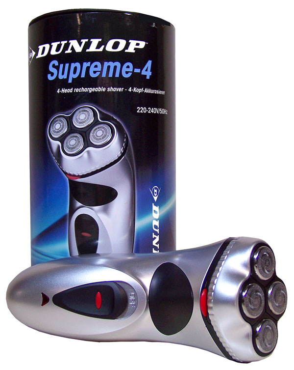 Buy This Today - Dunlop Oplaadbaar 4-kops scheerapparaat