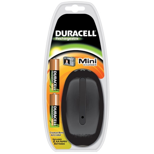 Buy This Today - Duracell Mini Oplader + 2 Batterijen