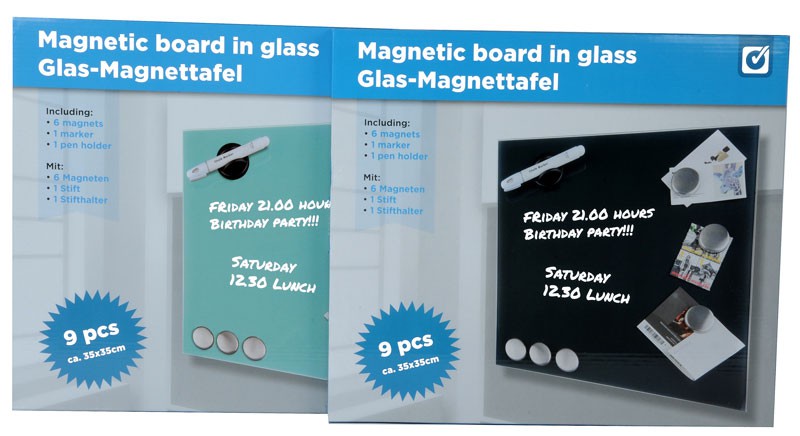 Buy This Today - Glazen Magneetbord Met Toebehoren Vanaf 15 Euro