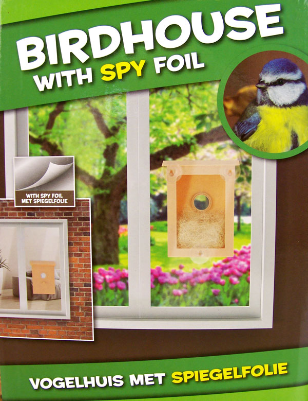 Buy This Today - Meekijk vogelhuisje met spionagefolie