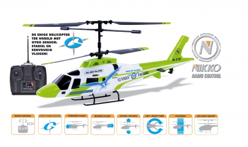 Buy This Today - Nikko Rc Gyro Hawk 3 Channel Helikopter Buy This Today - Nikko Rc Gyro Hawk 3 Channel Helikopter