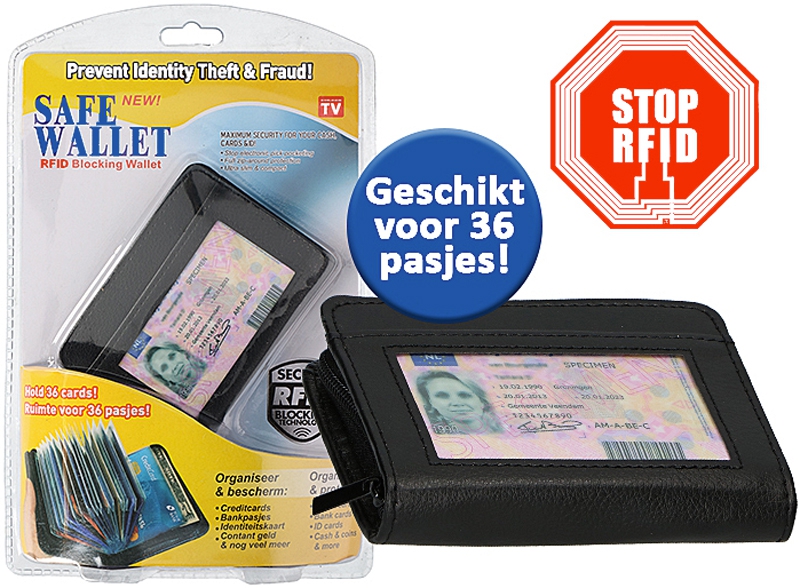 Buy This Today - Portemonnee met bankpasfraude beschermer