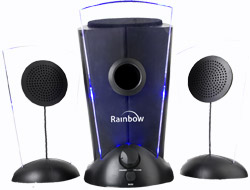 Buy This Today - Rainbow Blue Ice 2.1 Speaker System Buy This Today - Rainbow Blue Ice 2.1 Speaker System