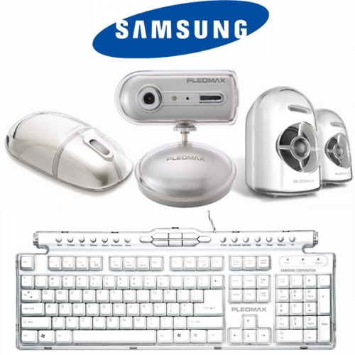 Buy This Today - Samsung Crystal Set (Keyboard, Muis, Webcam, Speakers) Wit O