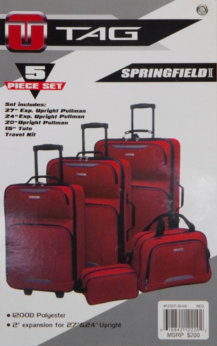 Buy This Today - Springfield Kofferset In Twee Kleuren En Gratis