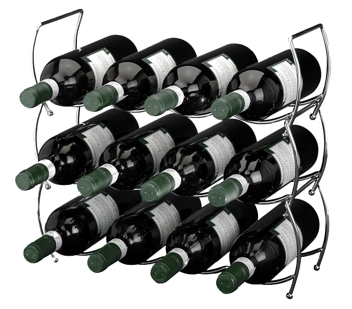 Buy This Today - Stapelbaar design wijnrek voor 12 flessen (3 delig) Buy This Today - Stapelbaar design wijnrek voor 12 flessen (3 delig)