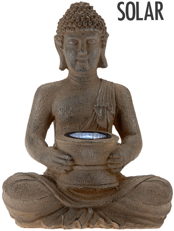 Buy This Today - Tuinbeeldje boedha met solarlamp Buy This Today - Tuinbeeldje boedha met solarlamp