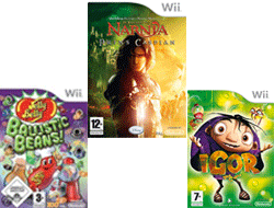 Buy This Today - Wii Bundel Met 3 Games Chronicles Of Narnia/igor En Jelly Be Buy This Today - Wii Bundel Met 3 Games Chronicles Of Narnia/igor En Jelly Be