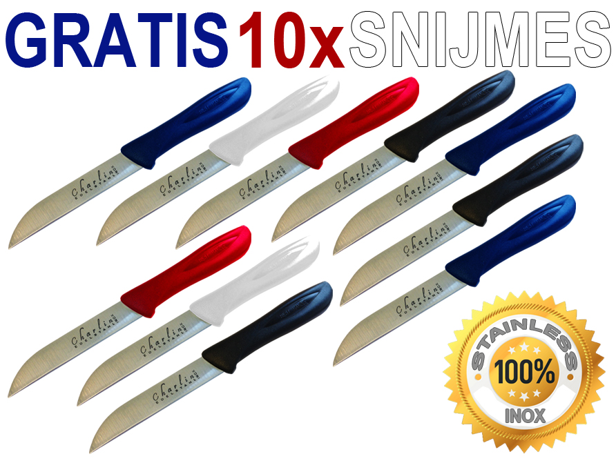 Click to Buy - 10x GRATIS Schilmesjes RVS Click to Buy - 10x GRATIS Schilmesjes RVS