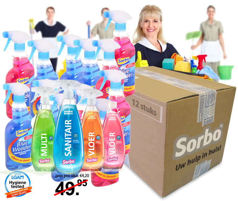 Click to Buy - 12x Sorbo Multi- en Vloerreiniger (1 omdoos) Click to Buy - 12x Sorbo Multi- en Vloerreiniger (1 omdoos)