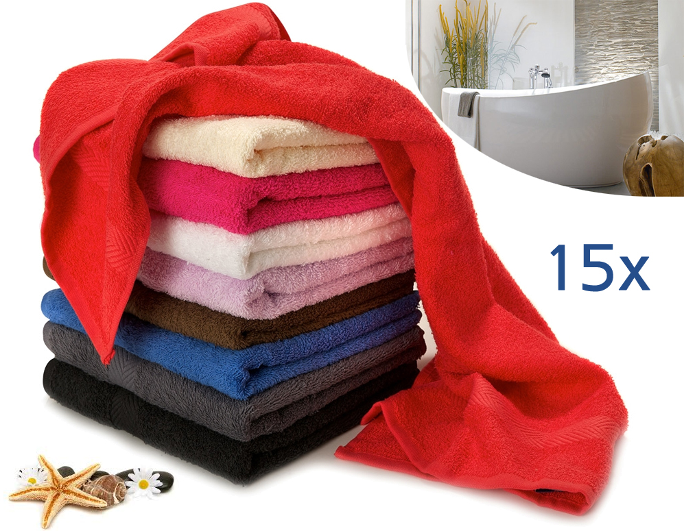 Click to Buy - 15 stuks handdoeken (Hotel kwaliteit)