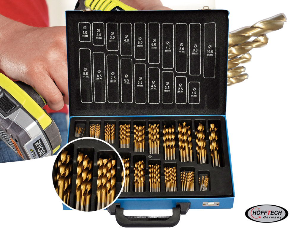 Click to Buy - 170-delige HSS Borenset Titanium Coated Click to Buy - 170-delige HSS Borenset Titanium Coated