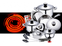 Click to Buy - 18-delige Pannenset Click to Buy - 18-delige Pannenset