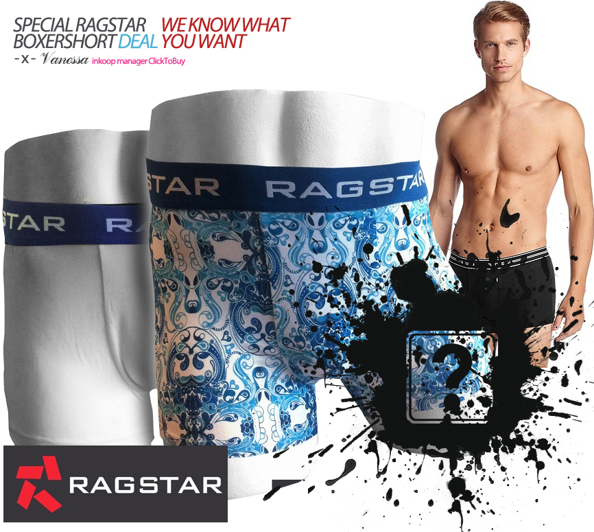 Click to Buy - 2 Pack Ragstar Boxershorts (4 Designs)